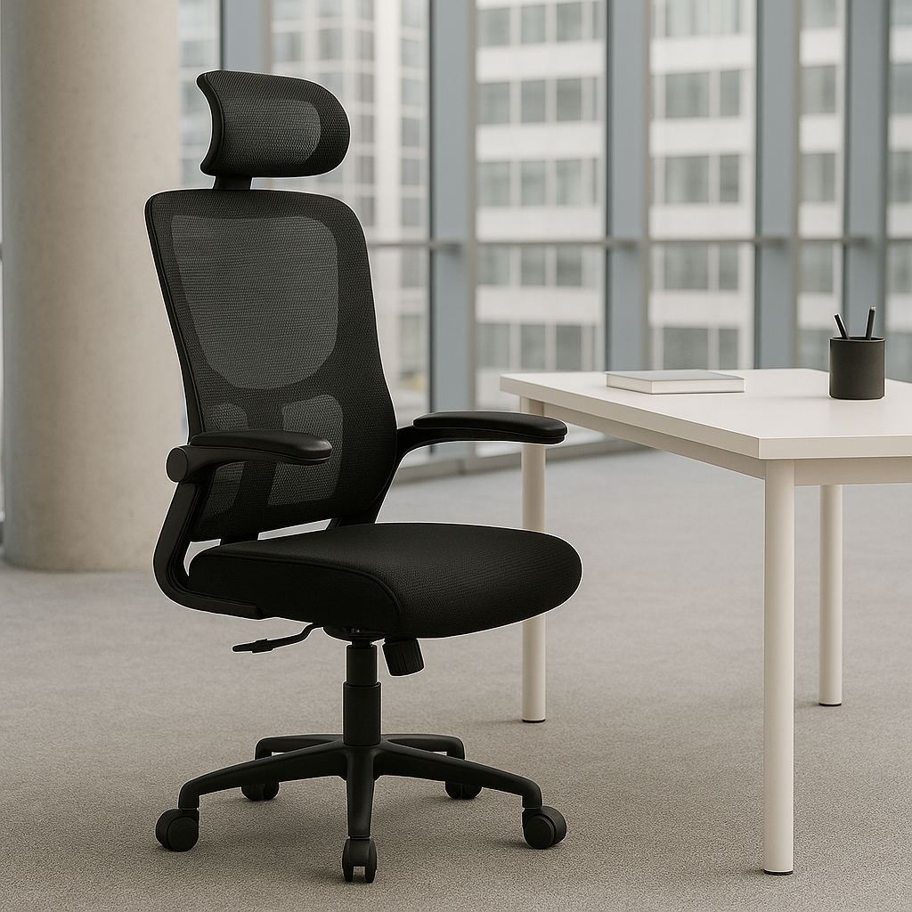Chaise de Bureau Ergonomique avec Appui-tête
